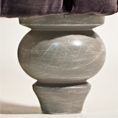 Duresta Connaught Leg Detail in Grey Finish